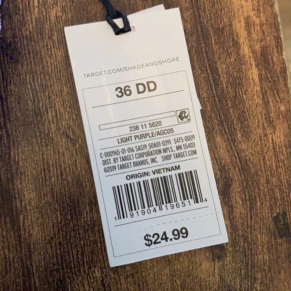 Light Purple Ribbed Underwire Bikini - Picture 5 of 8